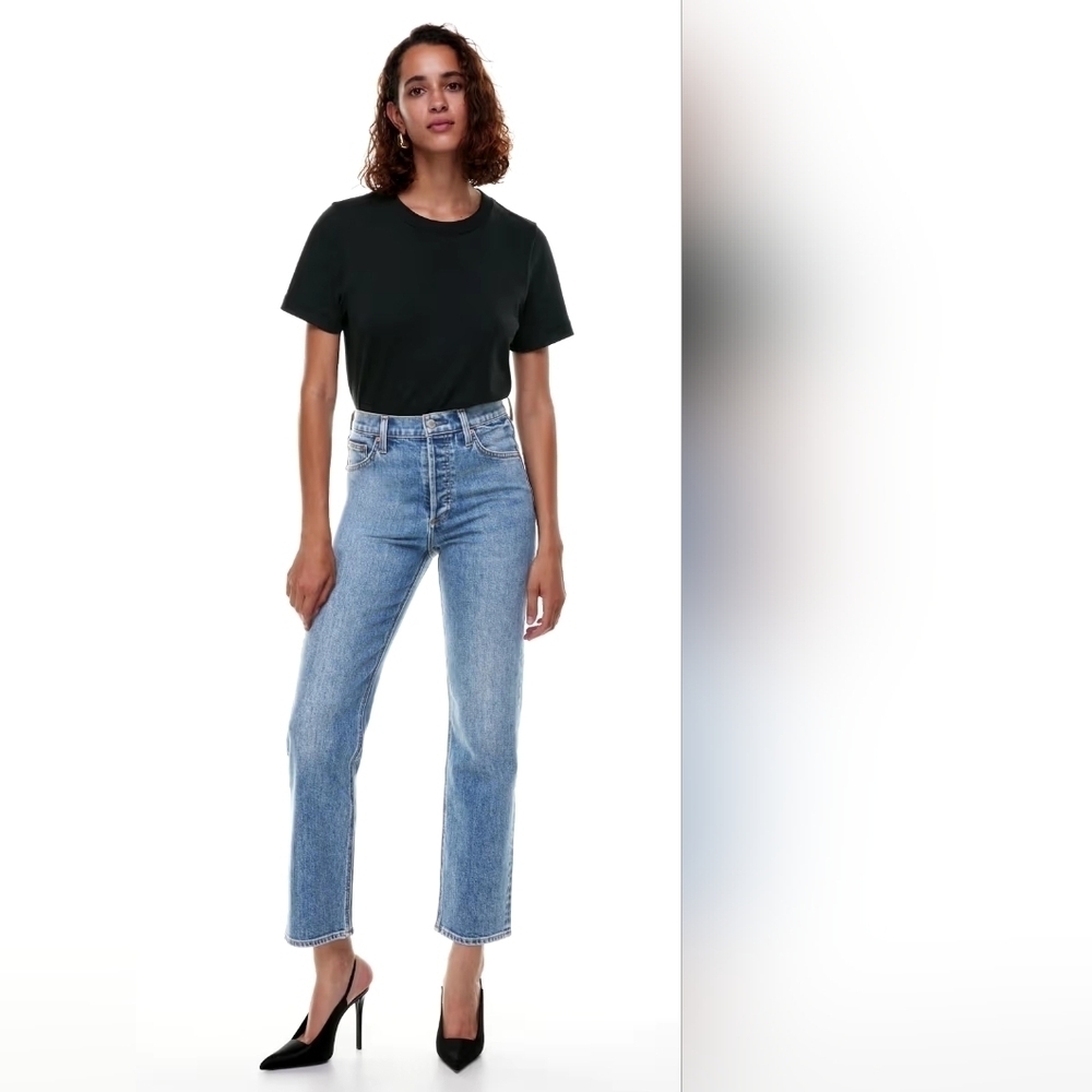 Denim ForumThe Arlo Hi-Rise Straight Jean
